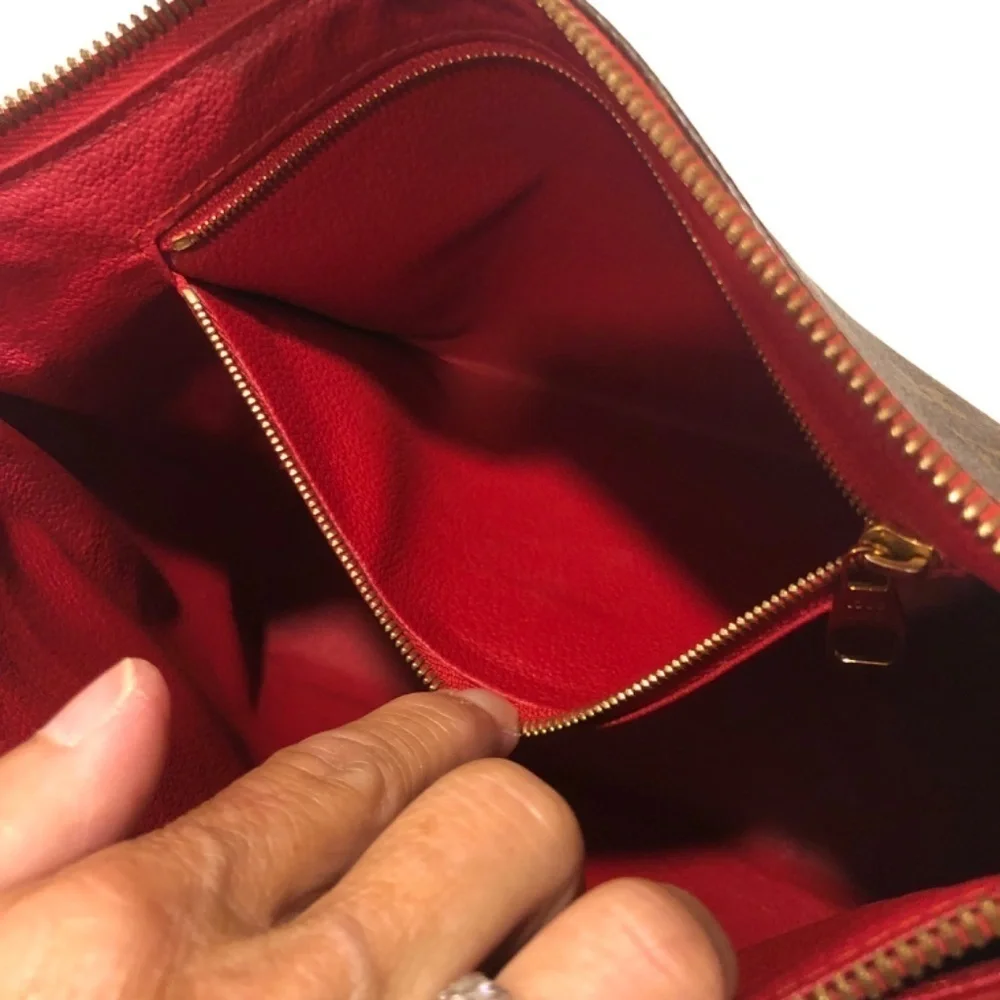 Louis Vuitton Pallas Brown Monogram Canvas Clutch